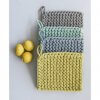 Creative Co-Op 8" Square Cotton Crocheted Pot Holder, 4 Colors